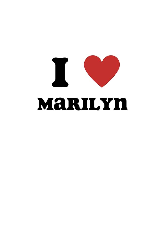 I Love Marilyn