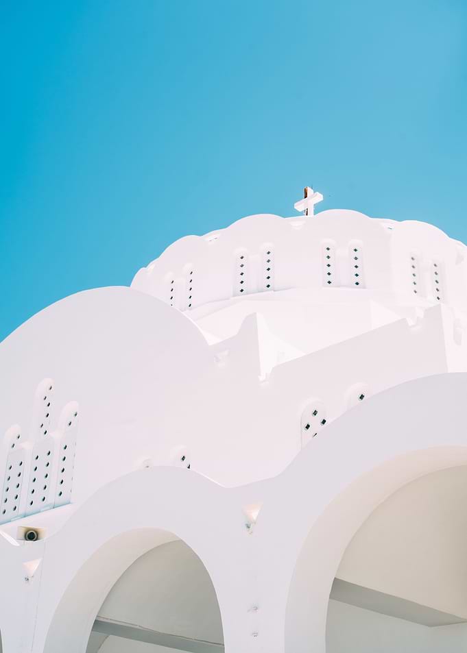 White Greek Church