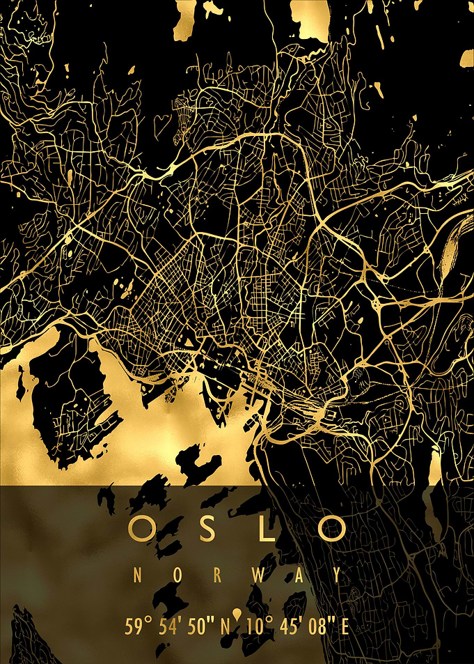 OSLO MAP NORWAY