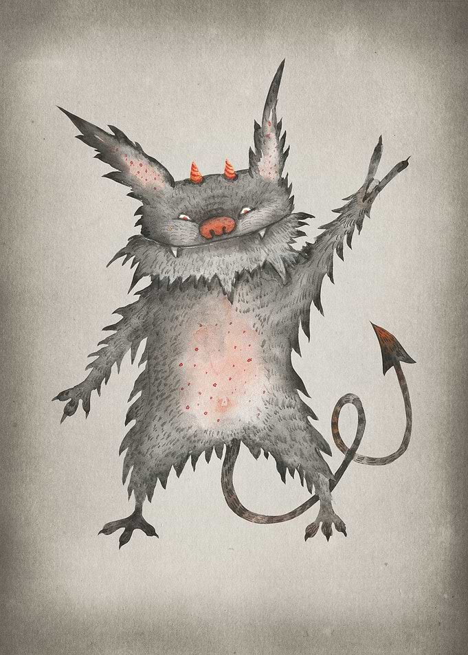 Little Devil Waving