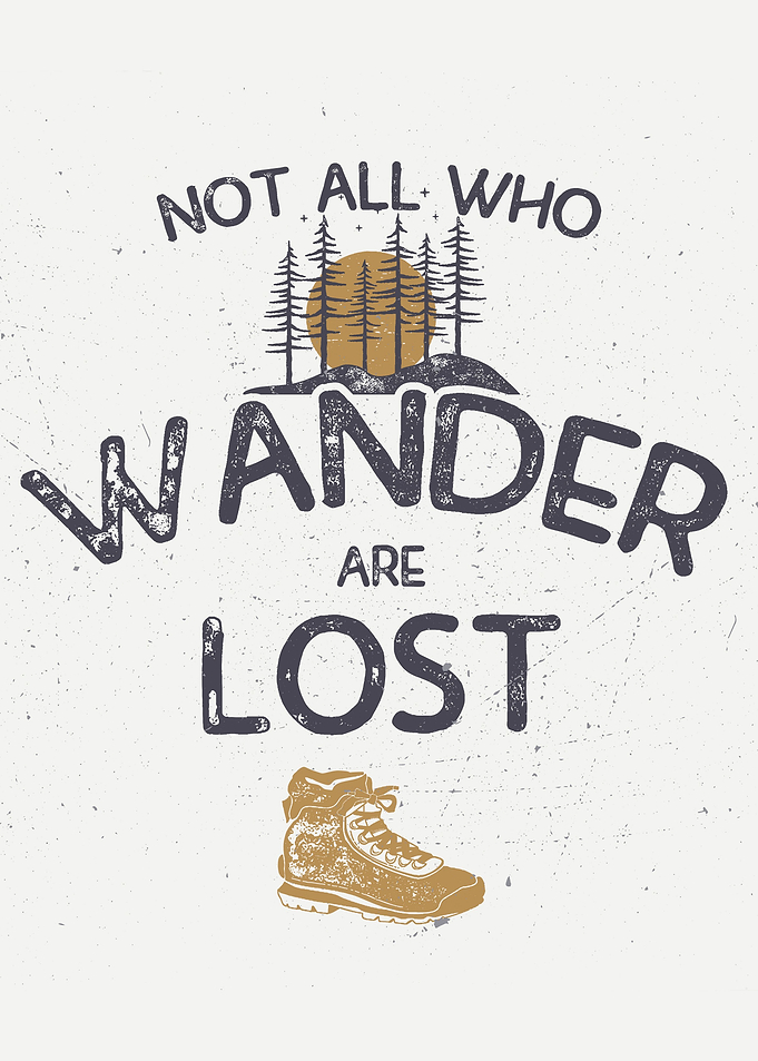 wander are lost