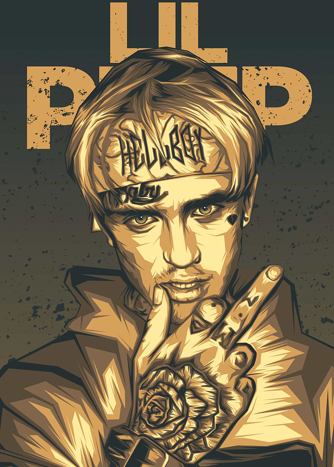 Lil Peep PopArt Rapper