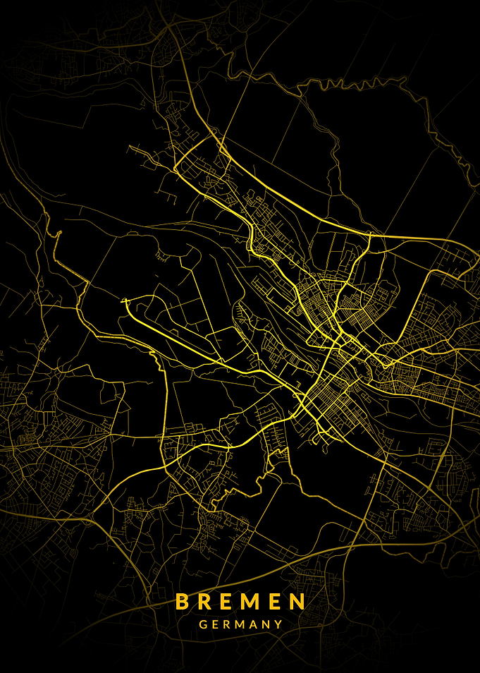 Bremen City in Germany Map