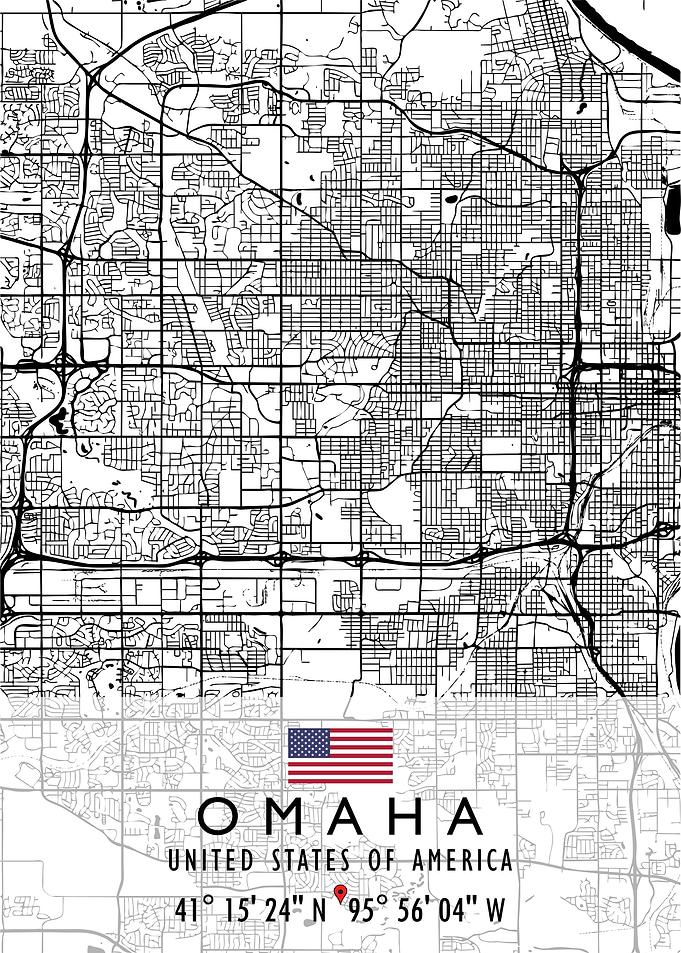 OMAHA MAP USA