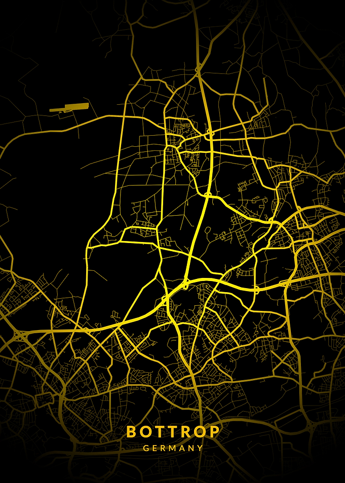 Bottrop Germany City Map