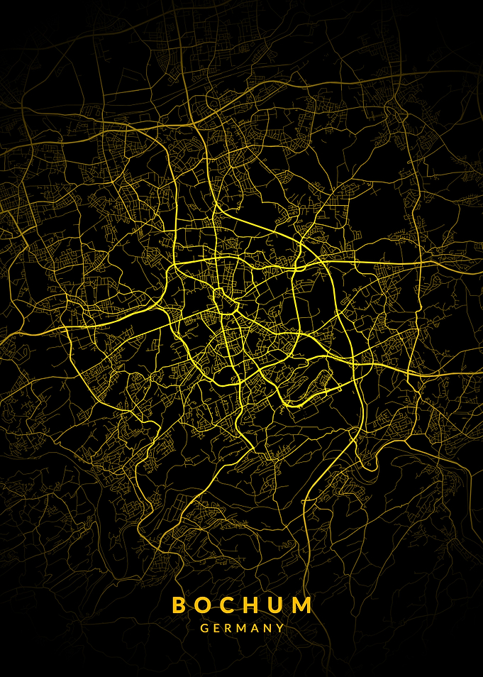 Bochum City in Germany Map