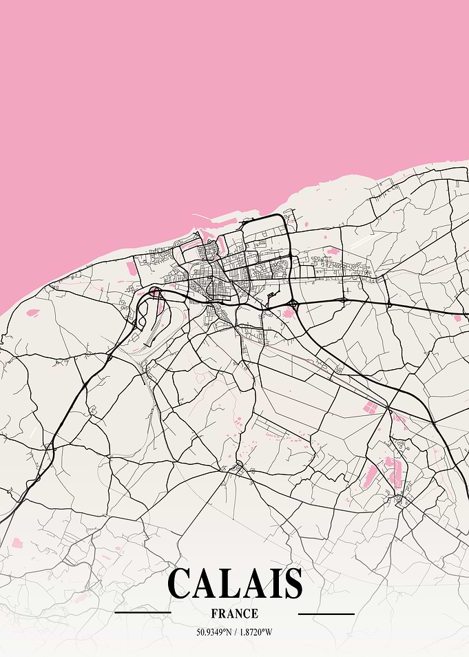 Calais Neapolitan Map