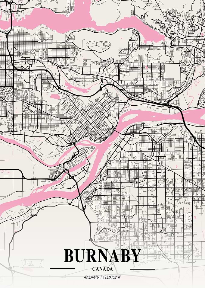 Burnaby Neapolitan Map
