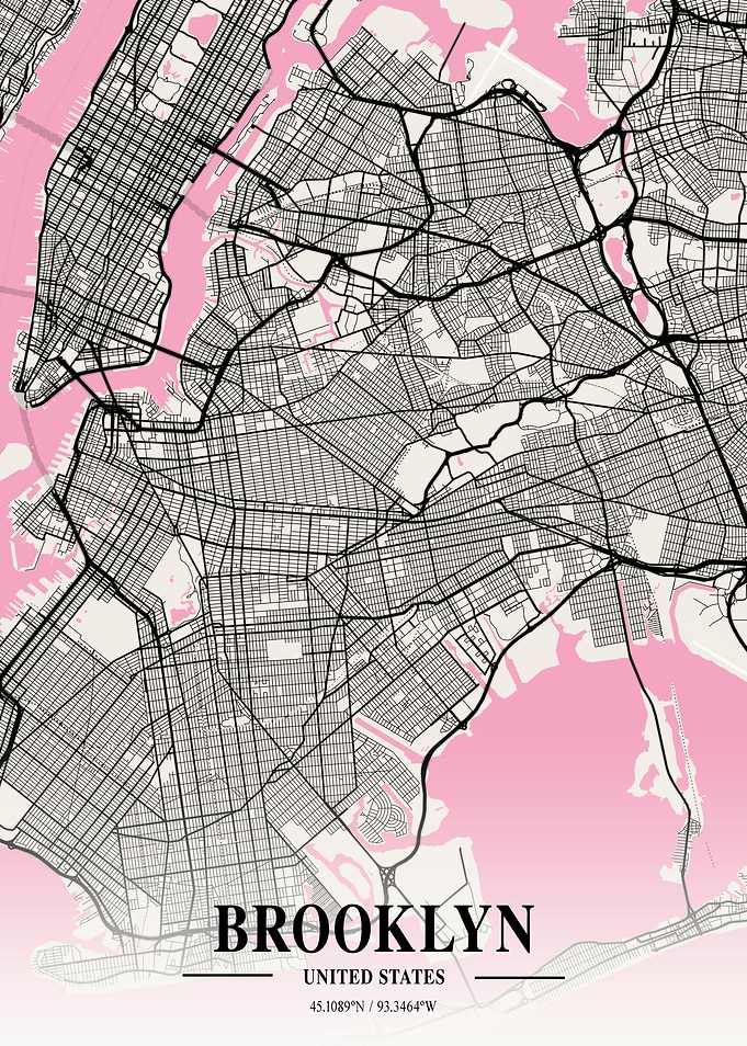 Brooklyn Neapolitan Map