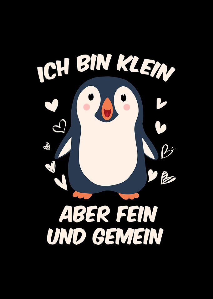 Penguin Small Funny German