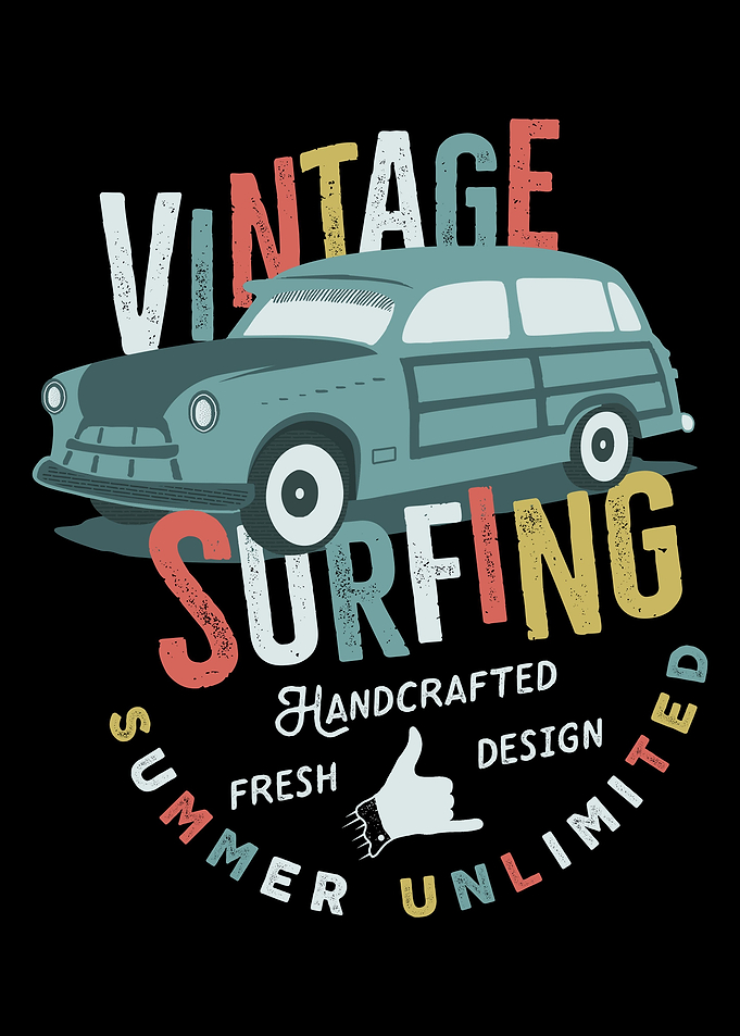 vintage surfing