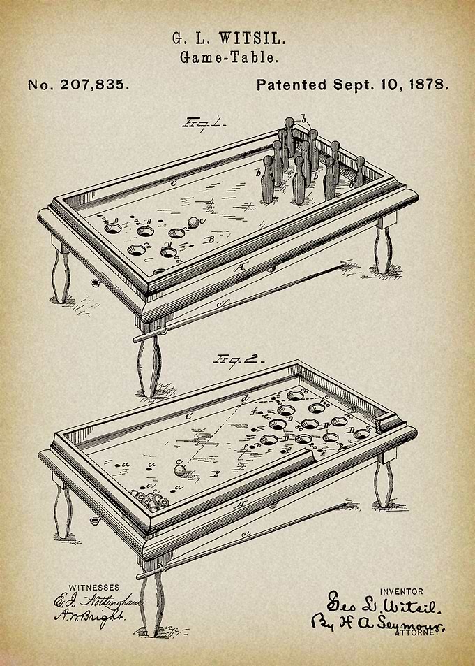 Billiard Patent