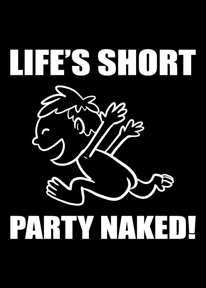Party naked Cheerful and H