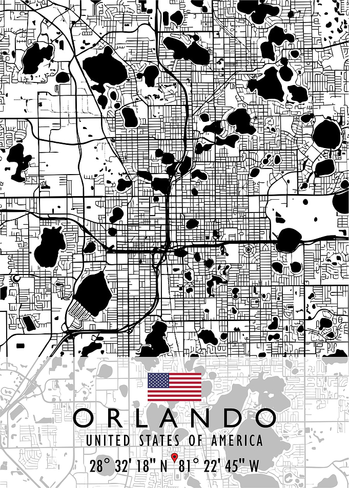 ORLANDO MAP USA