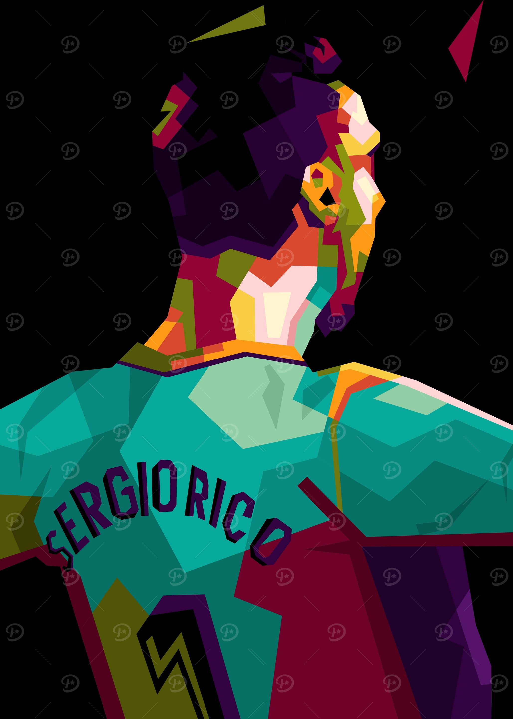 Sergio rico in popart