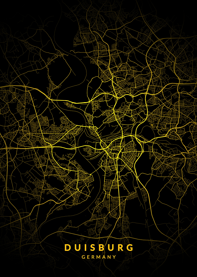 Duisburg Germany City Map