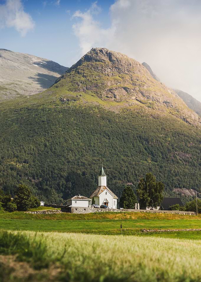 Old Church in Mountains
