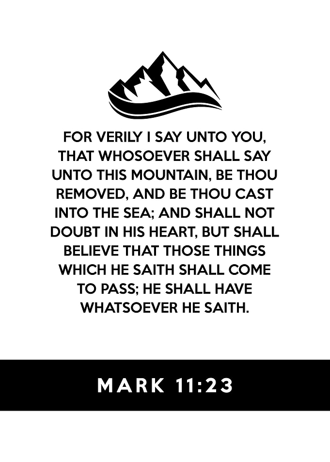 Mark 11 23