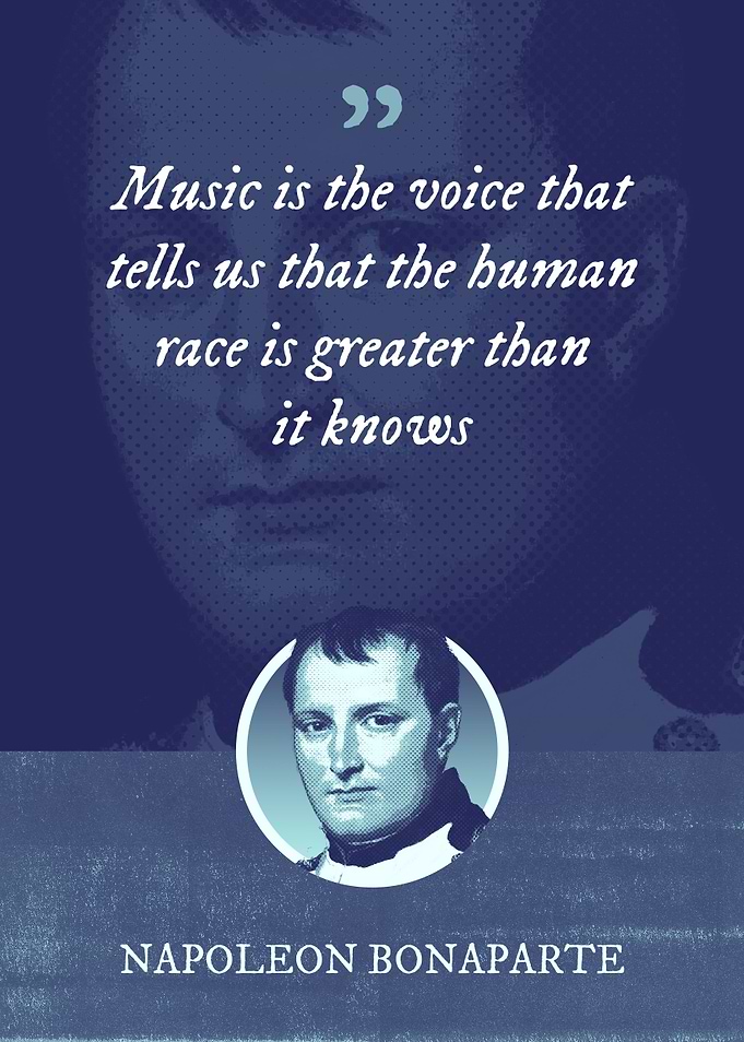 Music is the voice that