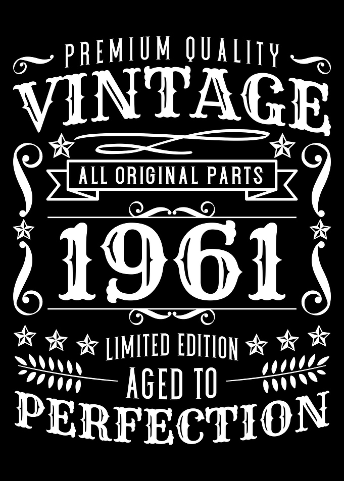 Birthday Vintage 1961