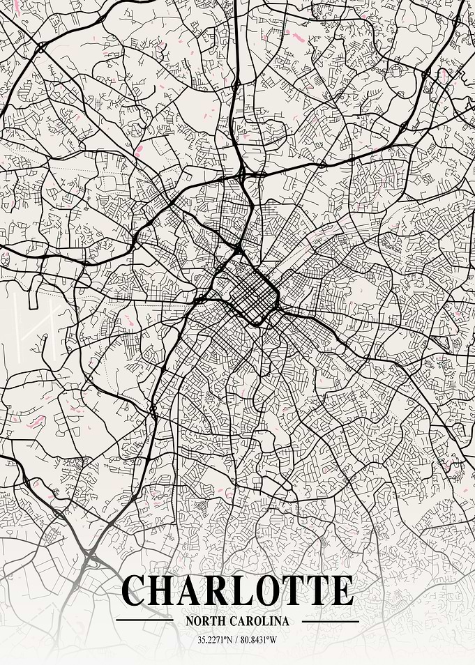 Charlotte Neapolitan Map