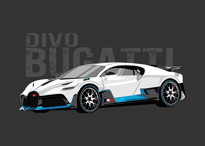 Bugati Divo Vector