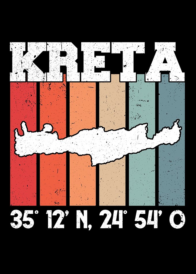 Crete Coordinates Greece