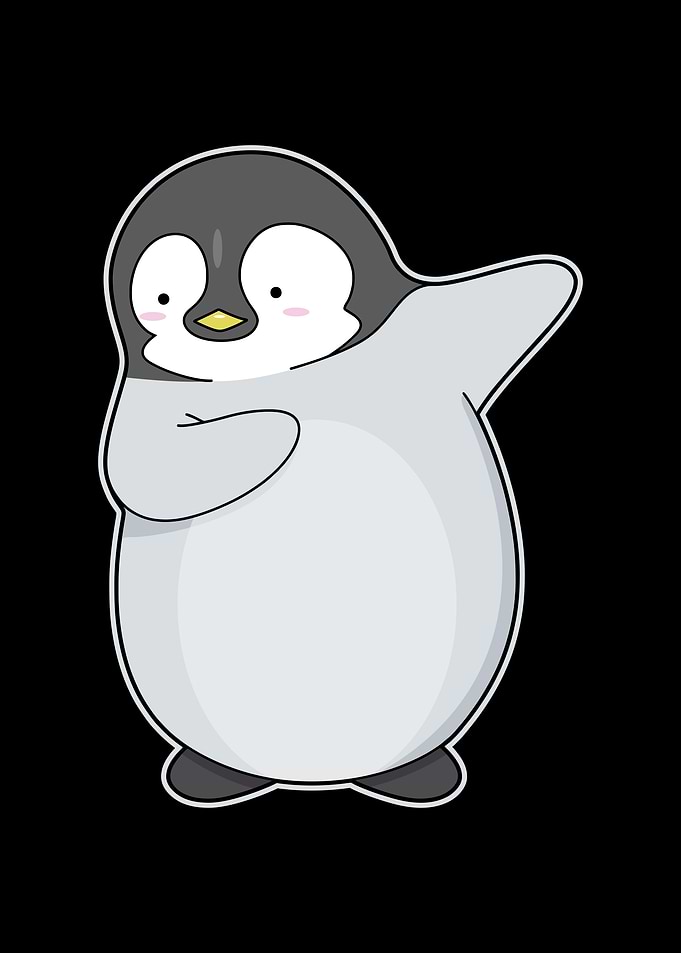 Dabbing Penguin