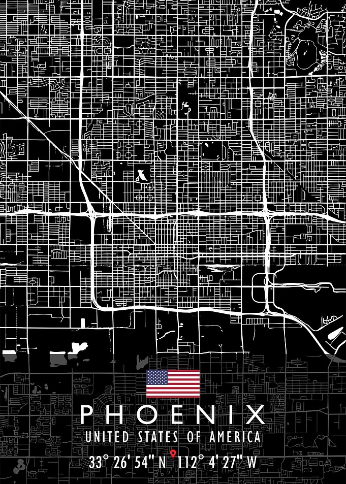 PHOENIX MAP USA