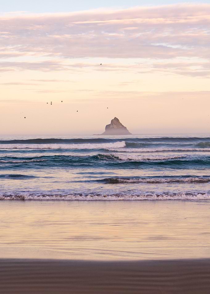 Oregon Coast Ocean Sunrise