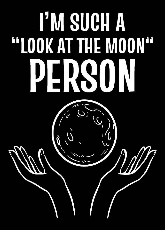 Look at moon Nature Lover