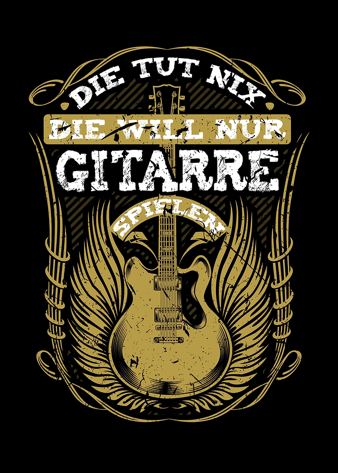 Gitarre Gitarristin