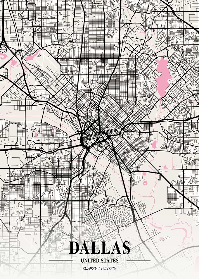 Dallas Neapolitan Map