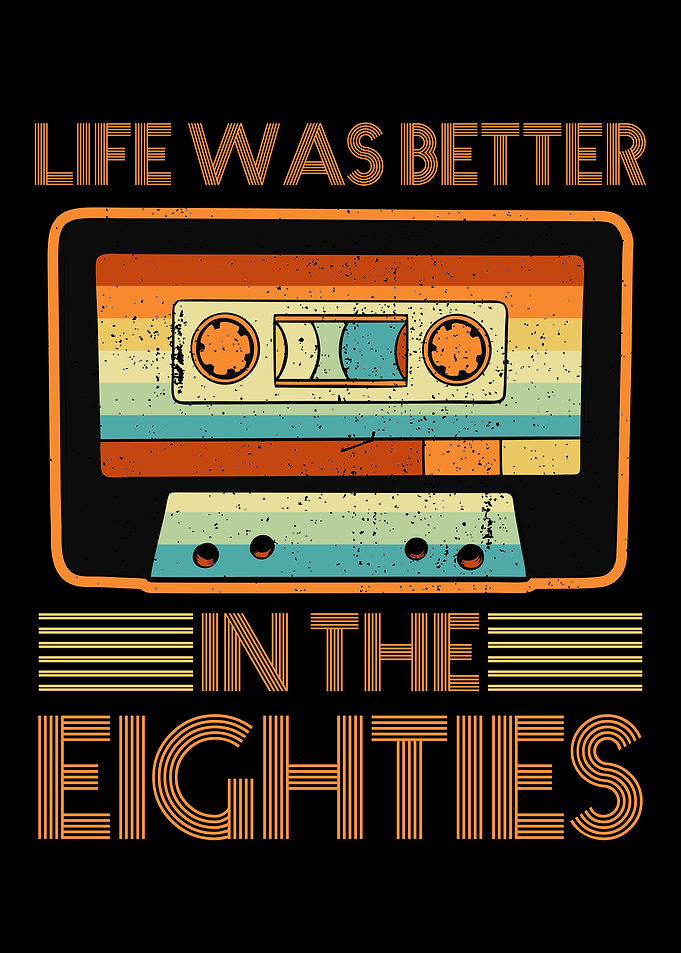 80s Cassette Retro