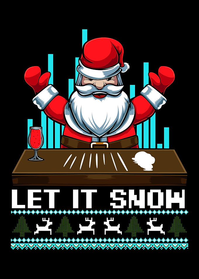 Christmas Santa Cocaine