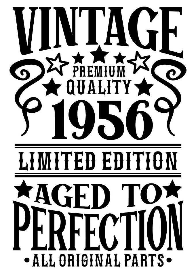 Vintage Birthday 1956