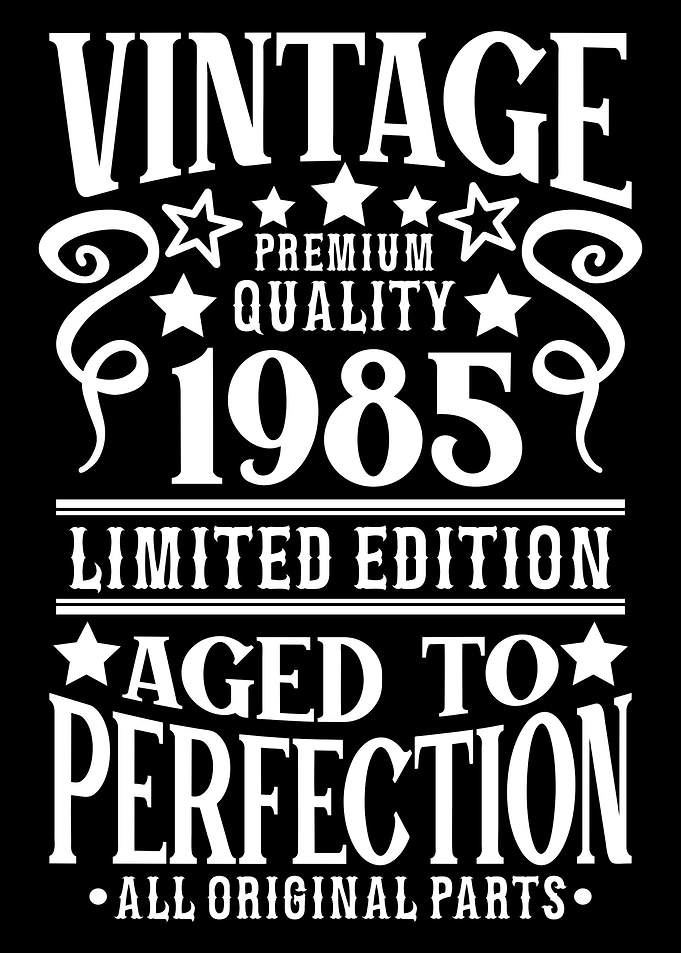 Vintage Birthday 1985