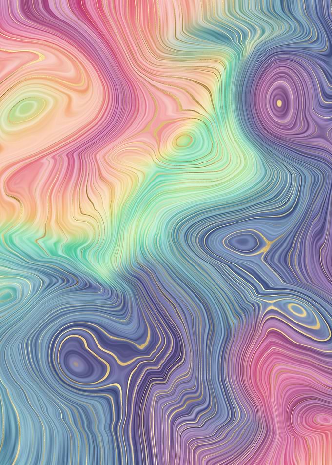 Rainbow Strata Texture 13