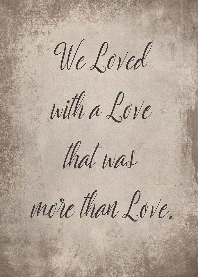 More than love