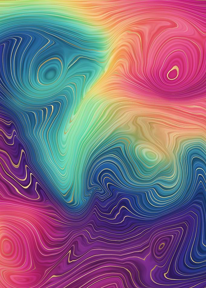 Rainbow Strata Texture 15