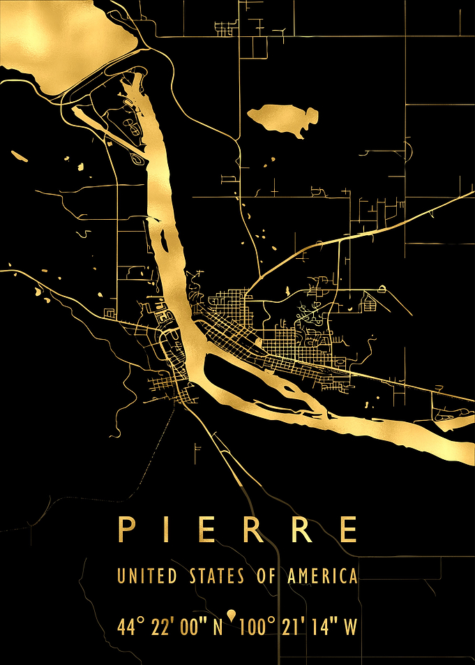 PIERRE MAP USA