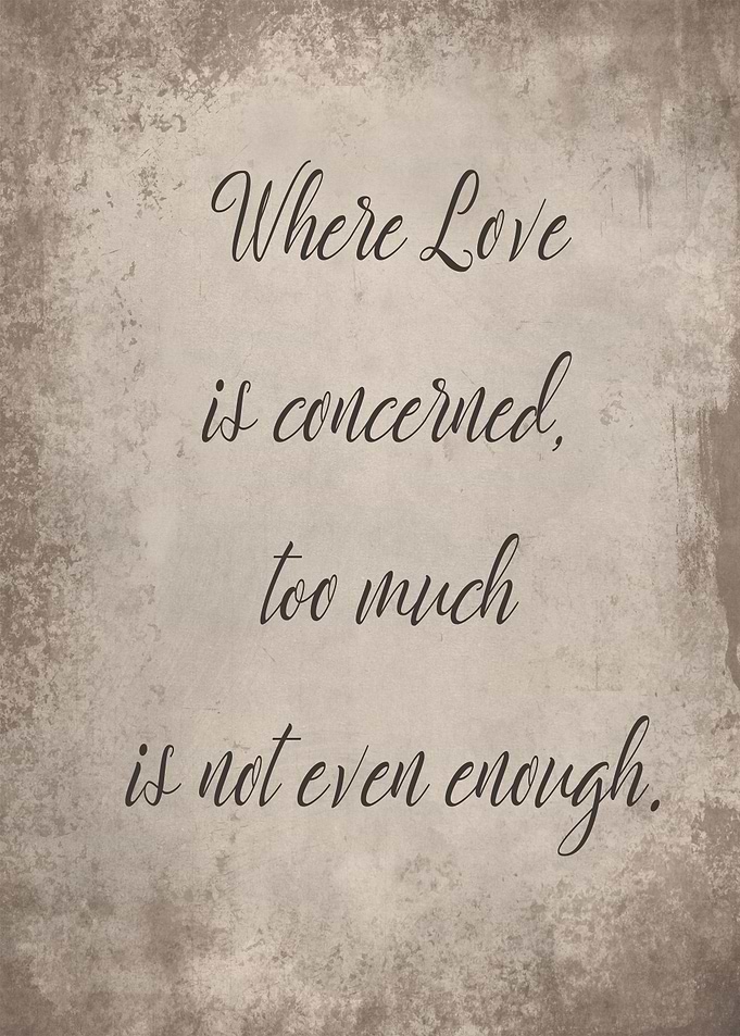 Where love is concerned