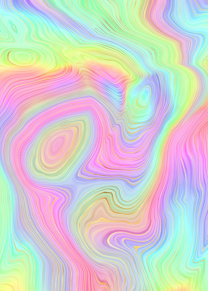 Rainbow Strata Texture 16