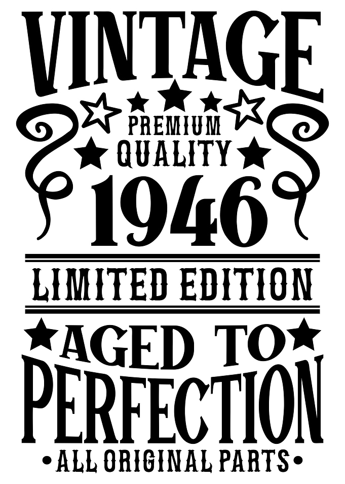 Vintage Birthday 1946