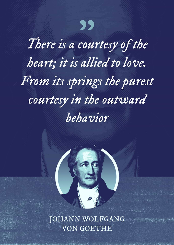 There is a courtesy of the