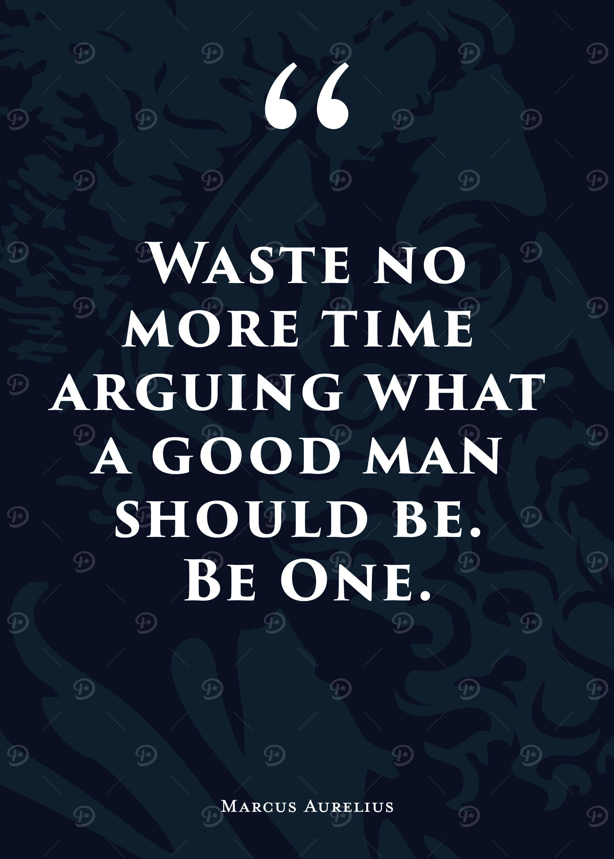 Stoic Quote 1 Blue