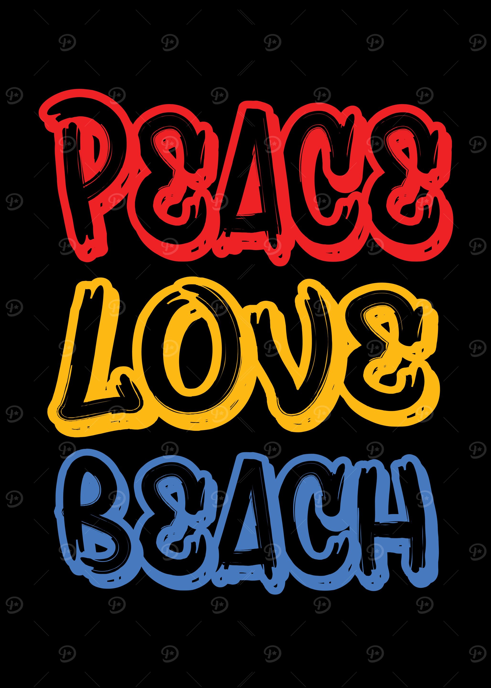 Peace Love Beach