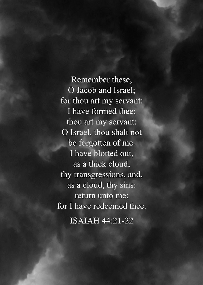 Isaiah 44 21 22
