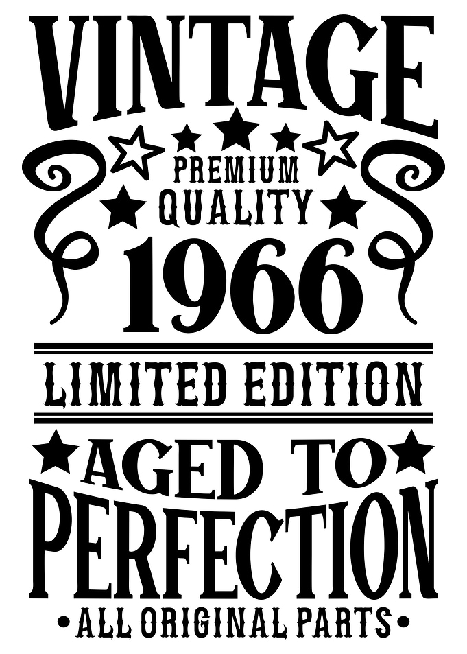 Vintage Birthday 1966