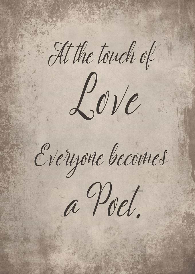 At the touch of love